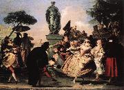 TIEPOLO, Giovanni Domenico Minuet t oil painting on canvas